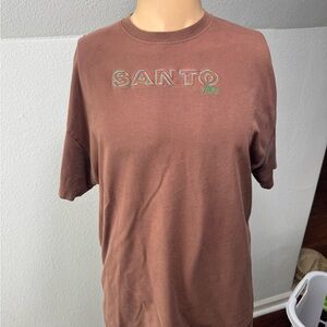 Vintage SANTOAngel brown Tee